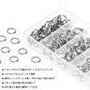 GoodsLand GD-ASISTRING Split Ring, 5 Sizes, Flat Ring, Solid Ring,