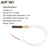 Aupoko 24" Propane Gas Fireplace Thermopile 750 Millivolt Replacement, Fit
