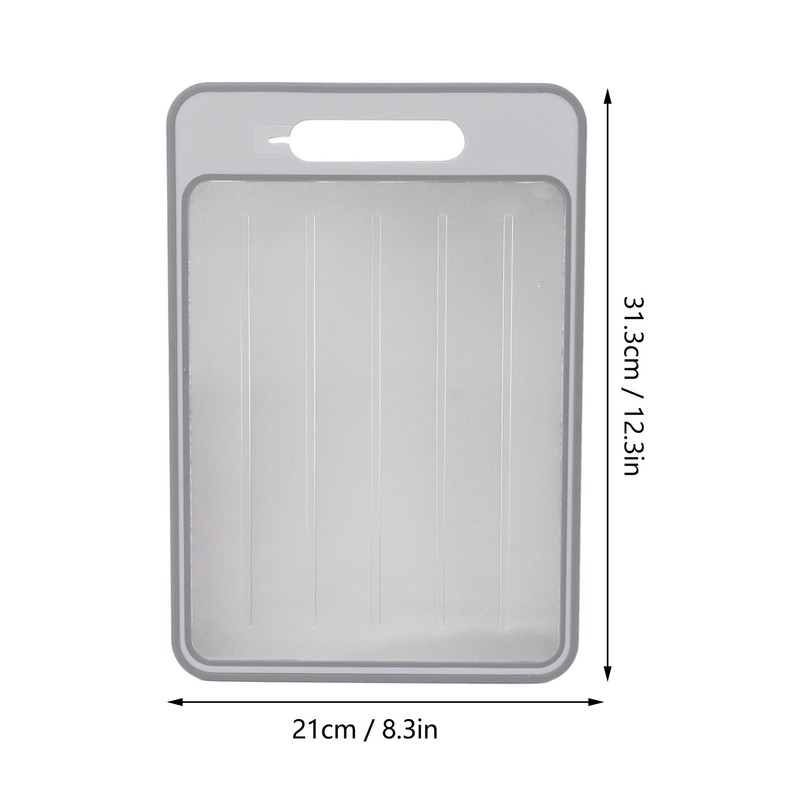 Double Sided Cutting Board Rapid Thawing and Grinding Plate with