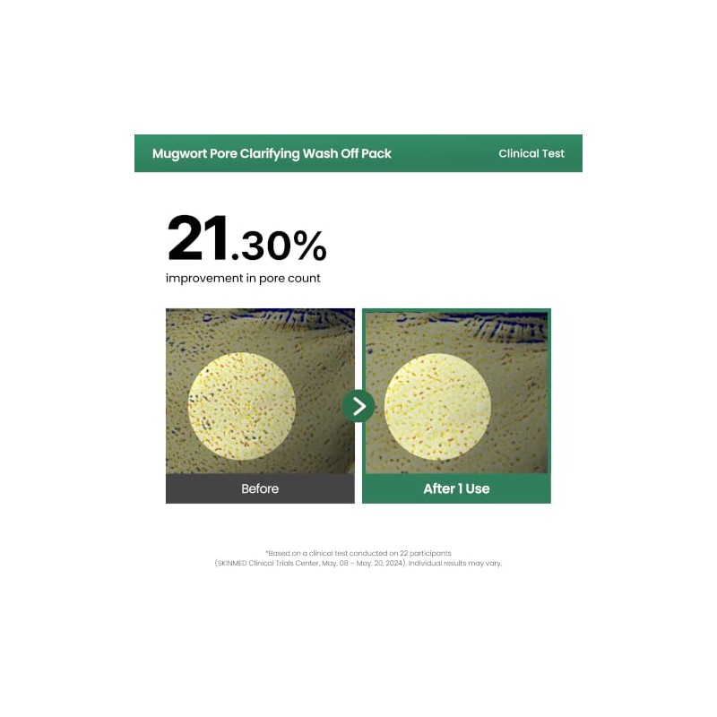 AXIS-Y - Mugwort Pore Clarifying Wash Off Pack - Mascarilla
