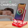 JxgZanthous Removable Acrylic Desktop Cell Phone Holder with Flat Mirror
