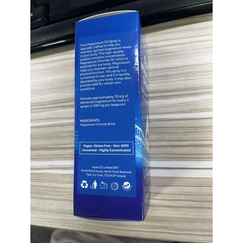 NVXNMSD Magnesium Oil Spray - Pure Magnesium - Spray Magnesium