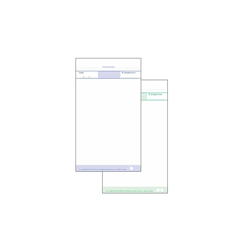 Alevar 3760/2 Blocchi Autokopianti Buoni Comande 2 Copies, pack of