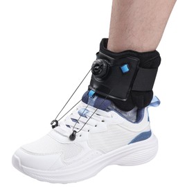 PRFCTLIFE AFO Foot Drop Brace with Upgraded Dial for Adjustable Dorsiflexion, Drop Foot Brace for Walking with Shoes. Orthotic Ankle Braces for Men/Women