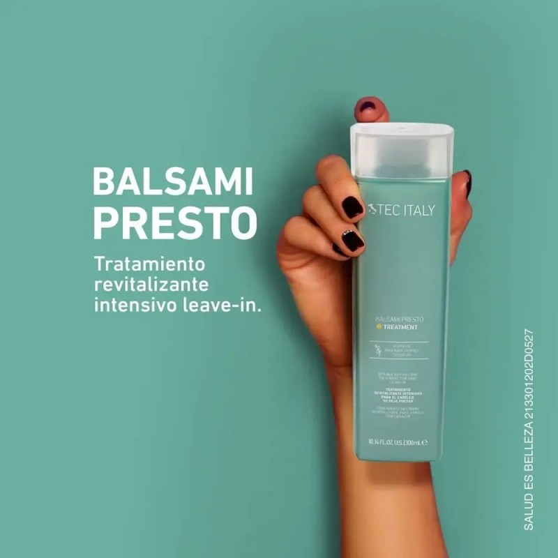 Tratamiento Tec Italy Balsami Presto Revitalizante 300ml Cabello Dañado y