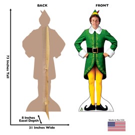 Cardboard People Elf Life Size Cardboard Cutout Standup (2003 Film)