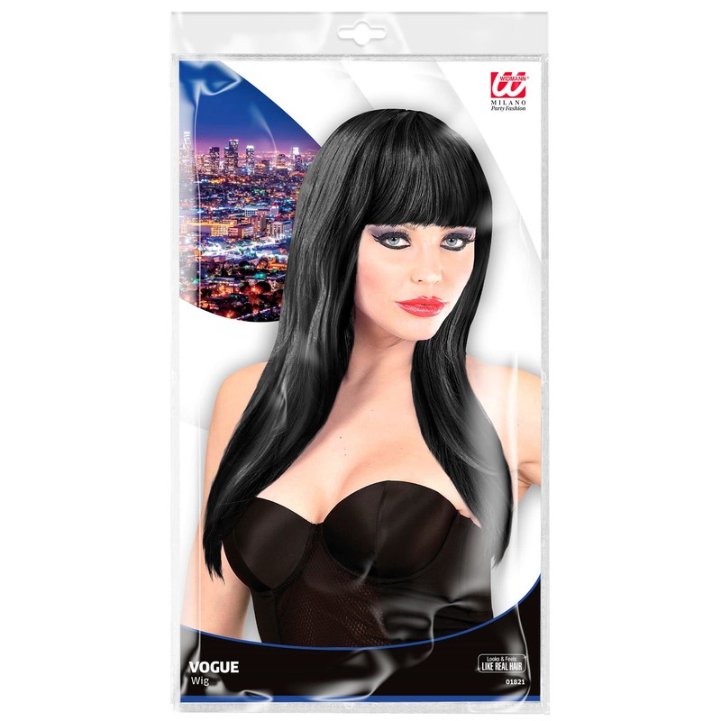 WIDMANN 01821 – Vogue Black Wig