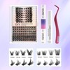 Mixed Length Individual False Eyelashes Kit, Natural Look Eyelash Extensions