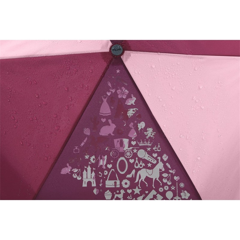 Step by Step Magic Rain Effect Double Umbrella for Kids