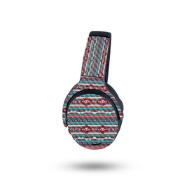 MightySkins Carbon Fiber Skin Compatible with Skullcandy Crusher ANC 2 - Southwest Stripes | Protective, Durable Textured Carbon Fiber Finish | Easy to Apply