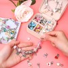 Charm Bracelet Making Kit for Girls with Jewelry Box, 68Pcs