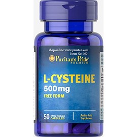 Puritan's Pride L-Cysteine 500 mg-50 Capsules