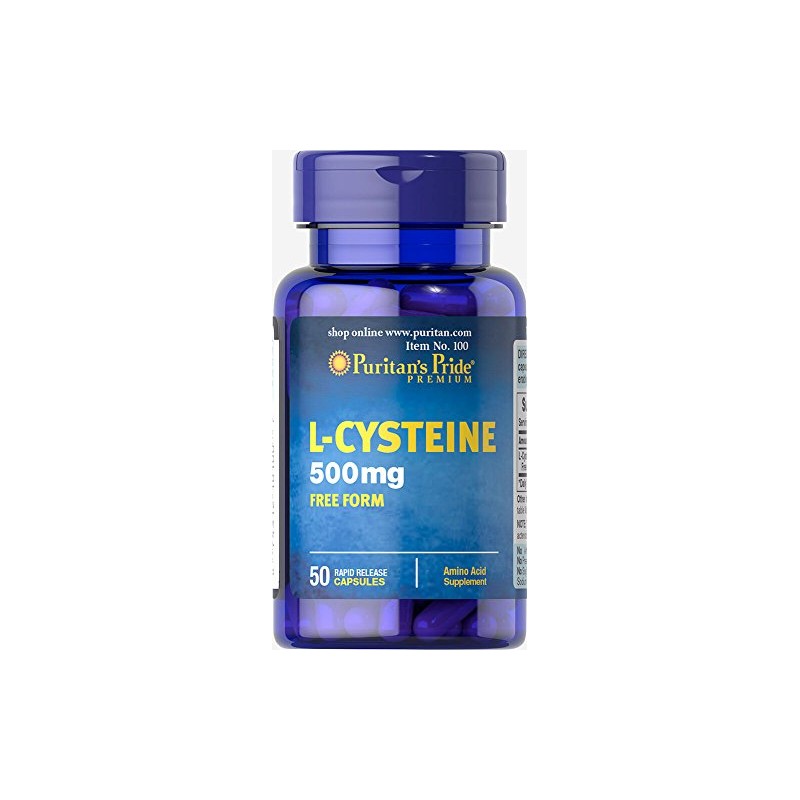 Puritan's Pride L-Cysteine 500 mg-50 Capsules