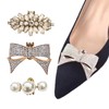 Nijimomo Shoe Clip, 3 Types, Pearl, Ribbon, Gold, Silver, Wedding,
