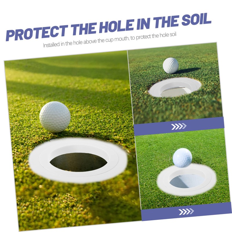 Mipcase Golf Hole Cup Ring Set for Training Thickened Portable