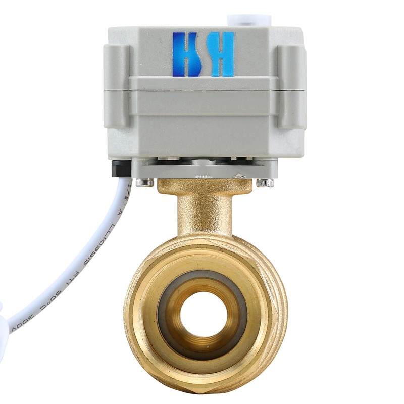 HSH-Flo 2 Way 1-1/4 inch 9-24VAC/DC 12VDC Normally Closed Brass