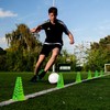 QUICKPLAY Collapsible 9' Training Sports Cones | Slotted Soccer Cones