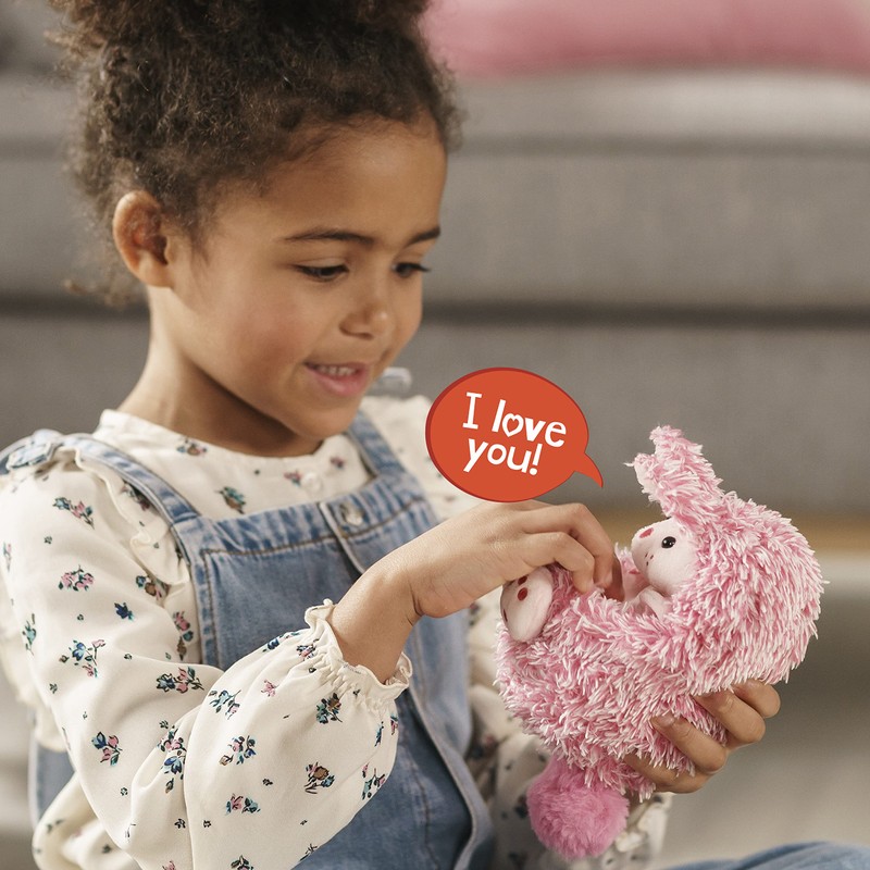 Curlimals Bibi The Bunny Interactive Rabbit Soft Toy With Over