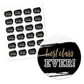 Reunited - School Class Reunion Party Circle Sticker Labels - 24 Count