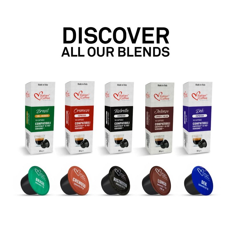 ITALIAN COFFEE FOR ESPRESSO LOVERS Italian Coffee capsules compatible with