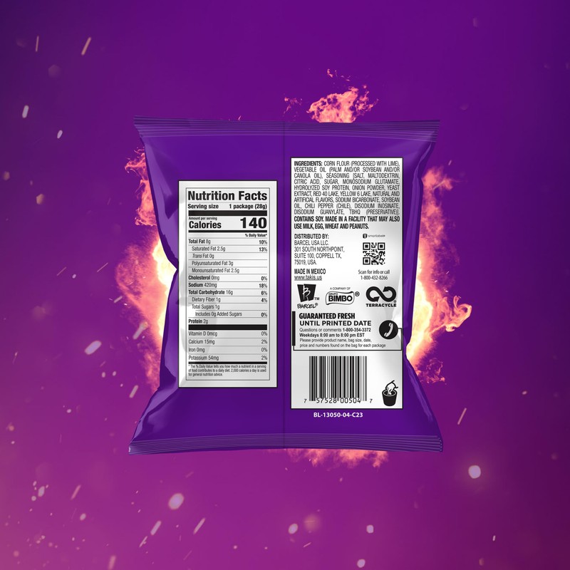 Takis Fuego 40 pc / 1 oz Multipack - Hot