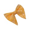 GUSLESON Paisley Gold Yellow Bow Tie and Pocket Square Cufflink