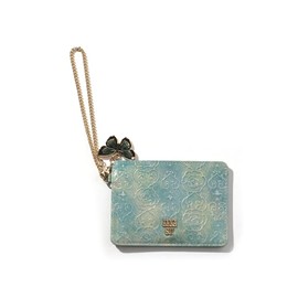 ANNA SUI Women's Rose Heart Pass Case, mint