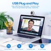 Galyimage 4K Webcam with Ring Light Web Cam 4K Autofocus