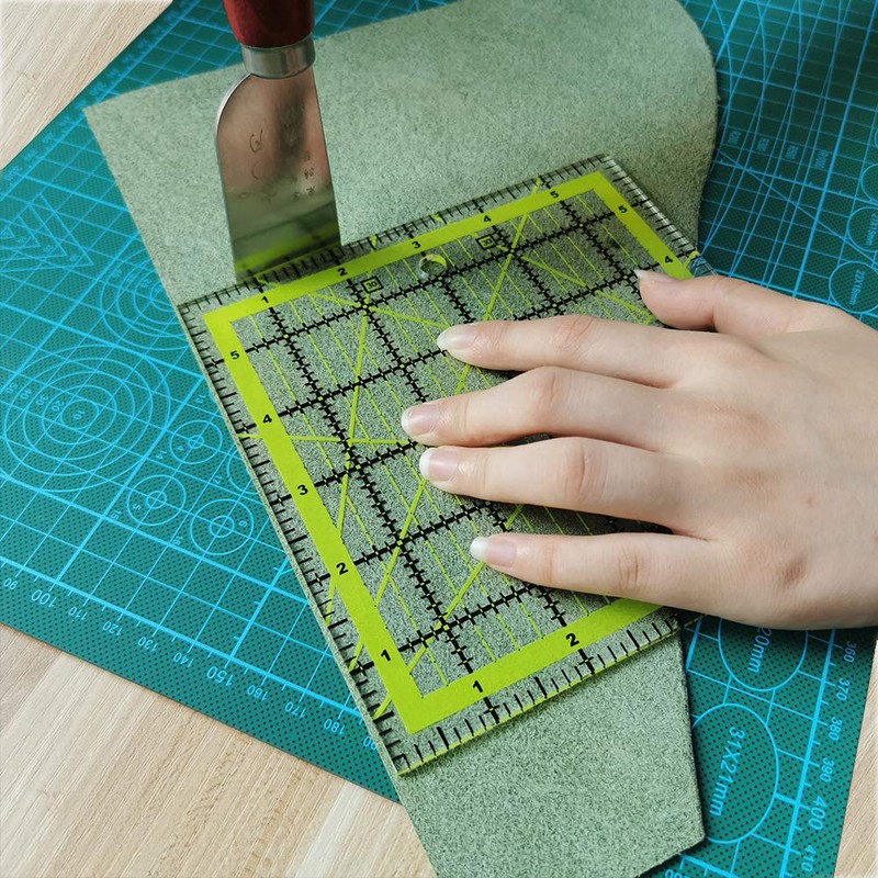 UOOU 4 Pack Quilting Ruler, Quilting Ruler Quilting Templates Fabric