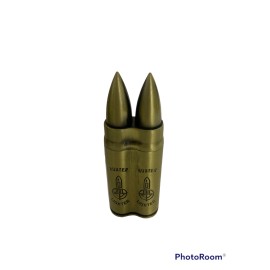 Cricket Clicket DuobleTourch Flame Bullet Style  Refillable Lighter