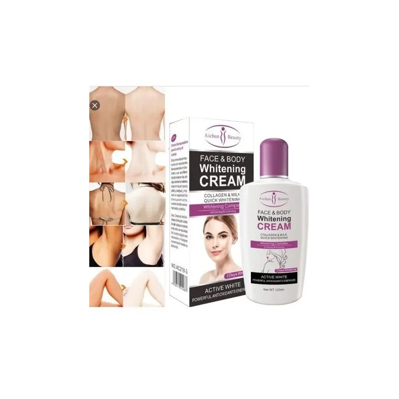 Crema Aclarante Original Colágeno Blanquea 3 Tonos Hidrata