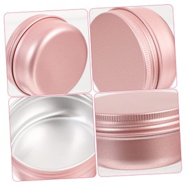 20Pcs Aluminum Cosmetic Storage Tins - 50Ml Round Cream Paste Containers for Lip Balm Travel Skincare and Handmade Soap