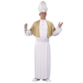 Fun World Mens Funworld Pontiff Costume, Multicolored