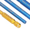 6PCS Brazed Dry Drill Bit Wear Resistant Vaccum Brazing Diamond
