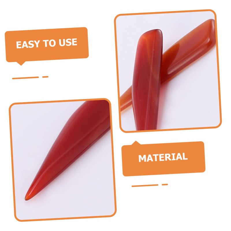 VILLFUL 3pcs Agate Jewelry Polishing Tool Set Gold Silver Ring