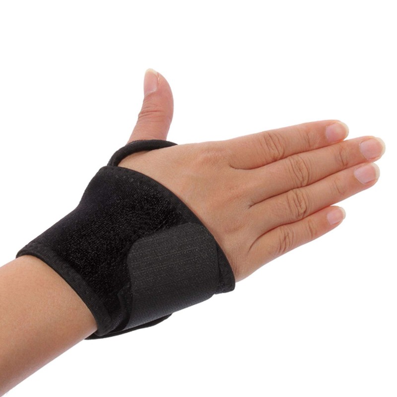 1 Pair Wrist Wraps with Thumb Eye and Velcro for