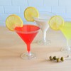 Youngever 12 Pack Plastic Cocktail Glasses, 8 Ounce Shatterproof Martini