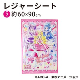 Asahi Koyo Kimi to Idol PreCure♪ Leisure Sheet S, For 1 Person, Size 23.6 x 35.4 inches (60 x 90 cm), PR-S25