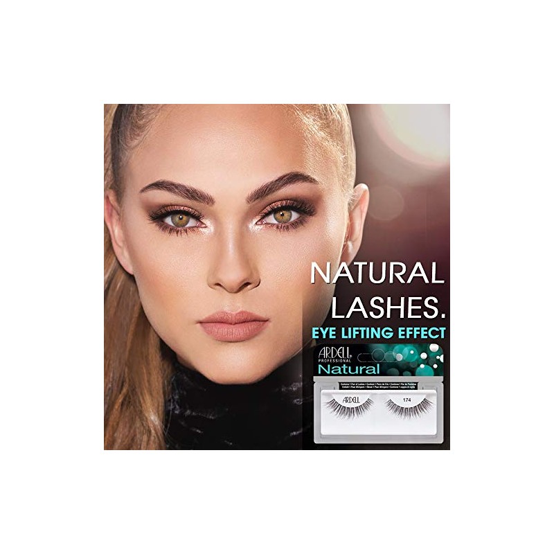 Ardell Pestañas Natural 174, paquete de 4