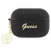 Guess GUAP2GLGSHK Case for AirPods Pro 2 Black Glitter Flake