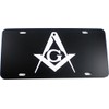 Mason Inlaid Symbol Mirror License Plate [Car/T...