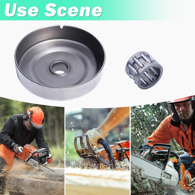 Adefol 3/8" 7T Sprocket Drum Needle Bearing Kit for Stihl