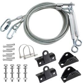 Upgrade Toy Hauler Patio Kit, Conversion Cable Kit for Toy Hauler Patio Doors, 2315891 Multi Purpose Components, Completely Closes Toy Hauler Door Without disassembly, Toy Hauler Accessories - 109"