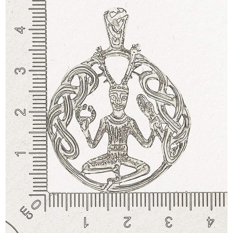 AFP AS-563 Cernunnos Celtic Jewellery Pendant 925 Sterling Silver, Sterling