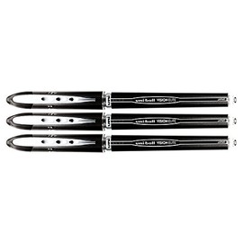 uni-ball Vision Elite Stick Micro Pnt Roller Ball Pens, 3 Pens Per Order (69175)