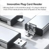 Betterlifewj Multifunctional 7-in-1 Card Reader Storage Box. Four Plugs +