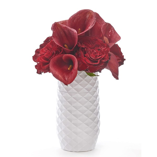 The Amaranth Vase - Unique Design for Easy Water Draining