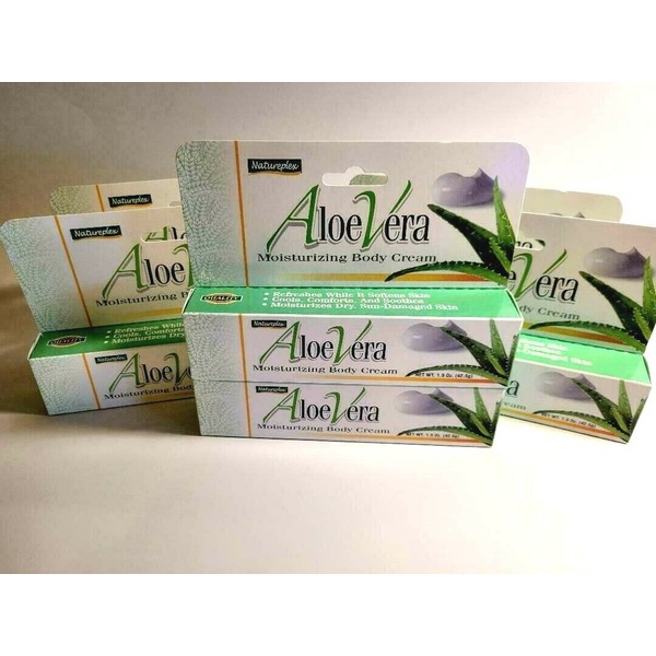 6 Pack-Natureplex Aloe Vera Moisturizing Body cream 1.5 oz