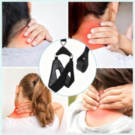 Neck Stretcher Cervical Traction Device,Neck Decompressions Devices - Y Strap Neck Chiropractor Pull Device for Home Use