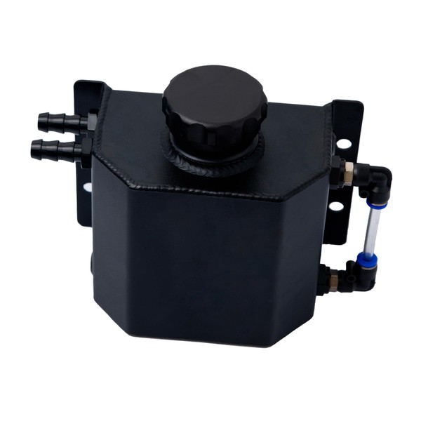 Melincars Radiator Coolant Overflow Tank , Aluminum Coolant Reservoir Tank,Leak